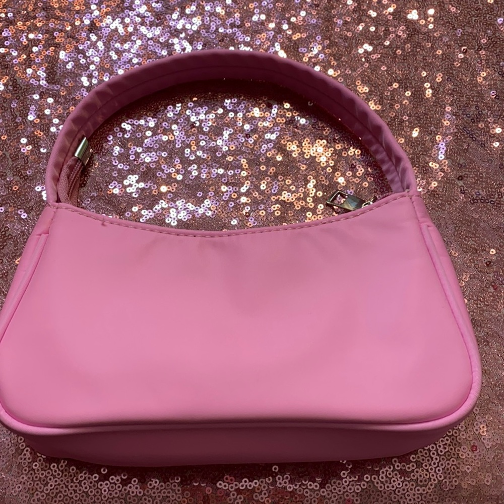 Asos nylon pink bag